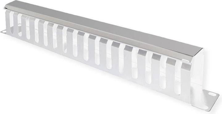 Image du produit Value Passe-câbles 19" 1U 40x80mm l.gris