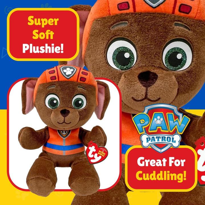Produktbild Ty Plüsch Paw Patrol Zuma 20 cm, Braun, Orange (20 cm)