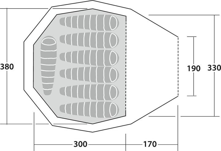 Immagine prodotto Robens Fairbanks Grande (Tenda a cupola, 13.50 kg, 7 persone)