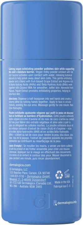 Image du produit Dermalogica Daily Milkfoliant Calming Oat-Based Powder Exfoliant (Exfoliant nettoyant)
