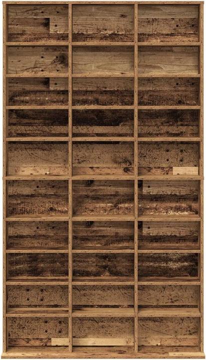 Produktbild VidaXL CD-Regal Altholz 101x23x177,5 cm Holzwerkstoff