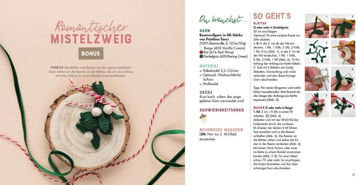 Actual product image Mini amigurumis - Christmas in the forest