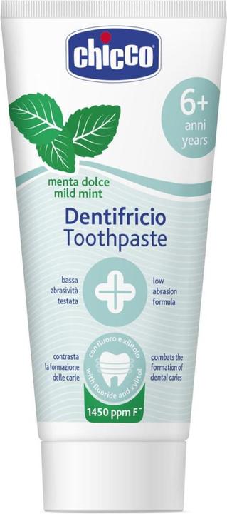 Chicco Zahnpasta milde Minze, MIT Fluorid 1450ppm, 50ml - 6y+ (50 ml)