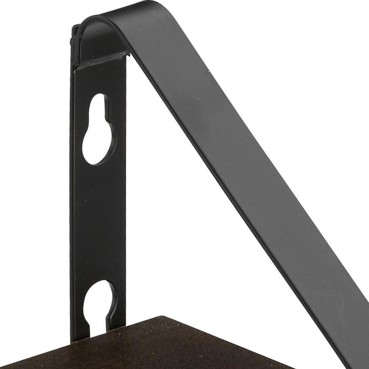 Actual product image tectake 3 hanging shelves Cowell (40 x 12 x 12 cm)