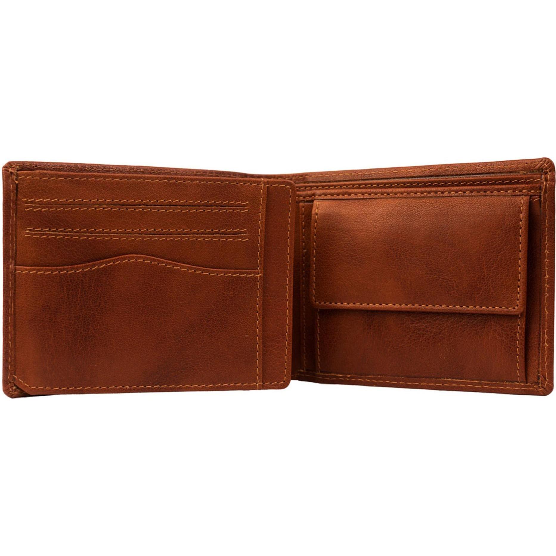 Thumbnail - The Chesterfield Brand, Herren, Portemonnaie, Antique Buff Geldbörse RFID Schutz Leder 12.5 cm, Braun