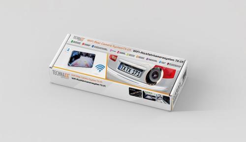 Produktbild Technaxx FullHD Dual Dashcam "TX-185" (GPS-Empfänger, Eingebaute Anzeige, Eingebautes Display, Eingebautes Mikrofon, Akku, Nachtsicht, Beschleunigungssensor, WLAN, Full HD)