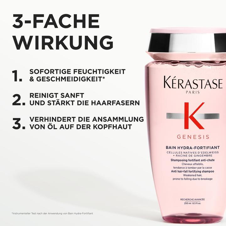 Productafbeelding Kérastase Genesis Bain Hydra-Fortifiant (250 ml, Vloeibare shampoo)