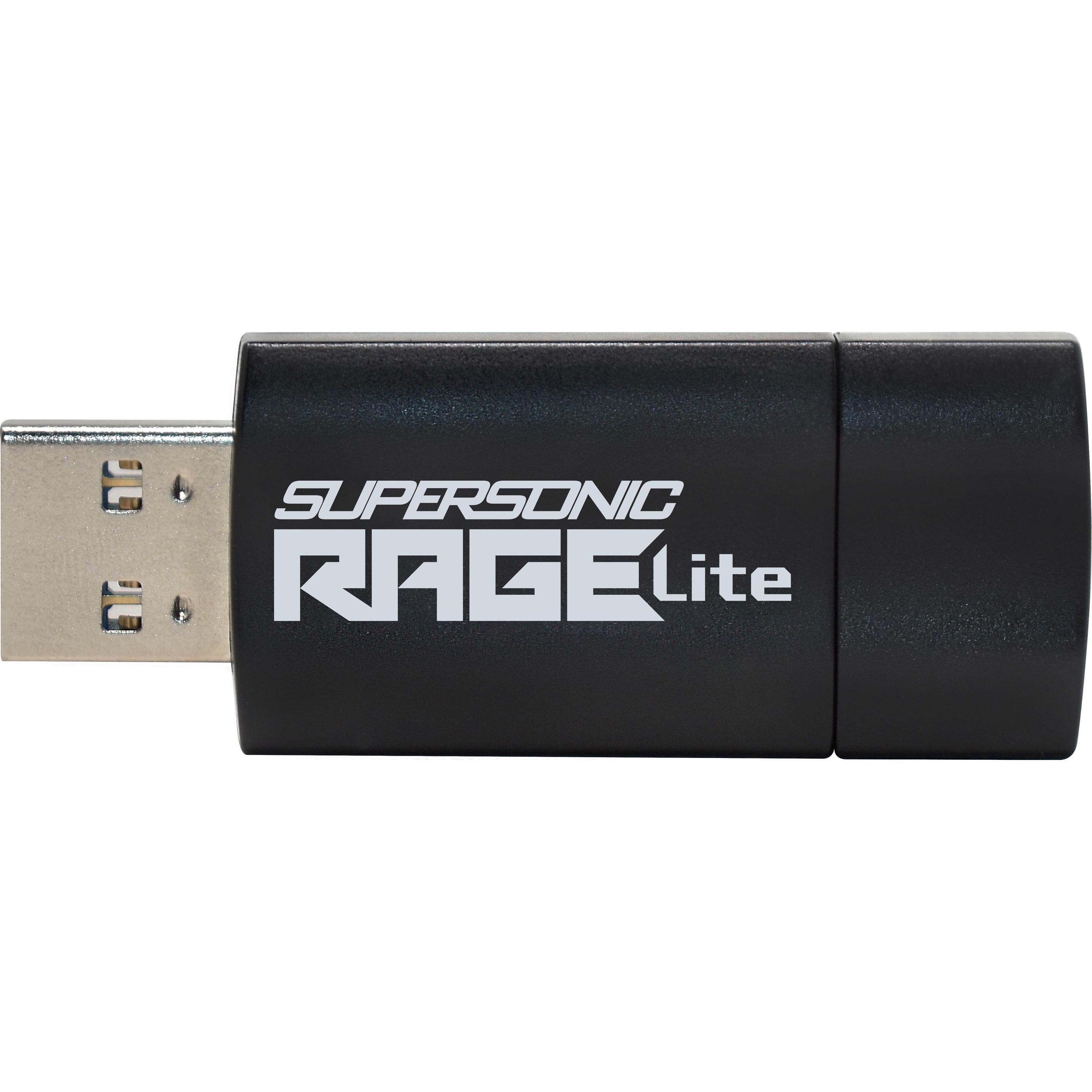Thumbnail - Patriot Supersonic Rage Lite (1000 GB, USB 3.2, USB-A), USB Stick, Schwarz