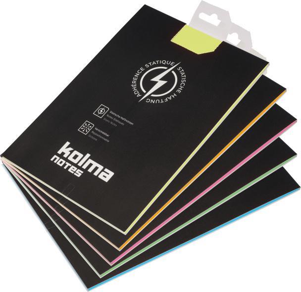 Immagine prodotto Kolma Note adesive Notes A5 statico cling berry (148 x 210 mm)