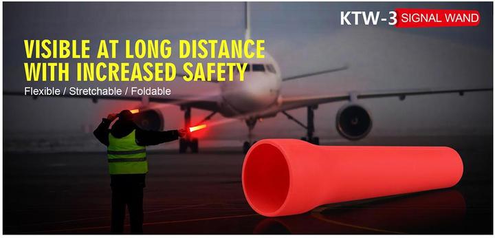 Actual product image Klarus KTW-3 luminous cone red