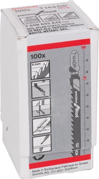Productafbeelding Bosch Professional Zubehör T 144 DP, pak van 100