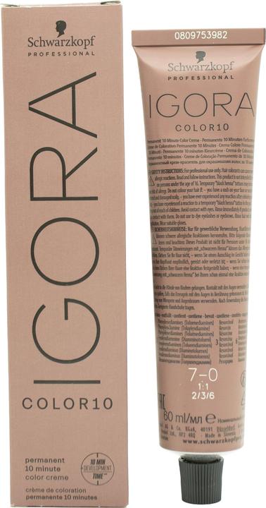 Produktbild Schwarzkopf Professional Haarfarbe IGORA Color10 (7-0)