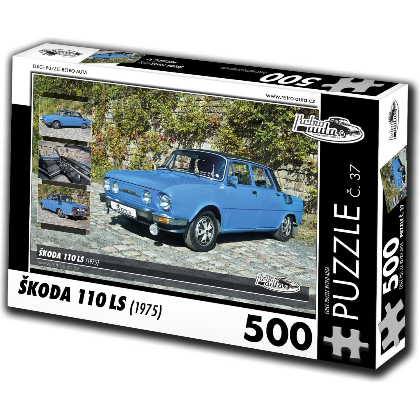 Retro-auta Puzzle Nr. 37 Skoda 110 LS (1975) 500 Teile (500 Teile)