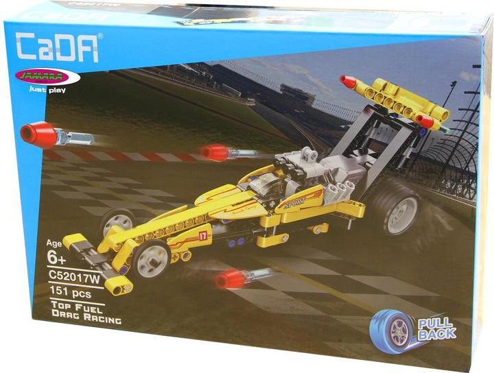 Actual product image Cada Drag Racing gelb Bricks