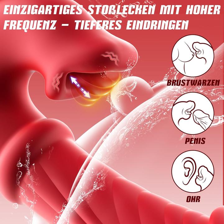 Produktbild Cacuola Vibrator mit Stoss- und Leckfunktion, App-gesteuert