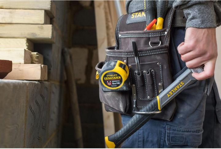 Productafbeelding Black & Decker Stanley Lederen Hamer En Spijker Tas