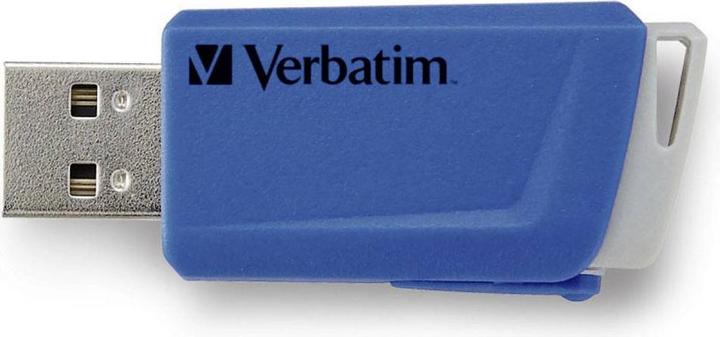 Productafbeelding Verbatim USB-stick 2x 32GB 3.2 Store'n Click Gen1 rood/blauw extern verkooppunt (32 GB, USB-A)
