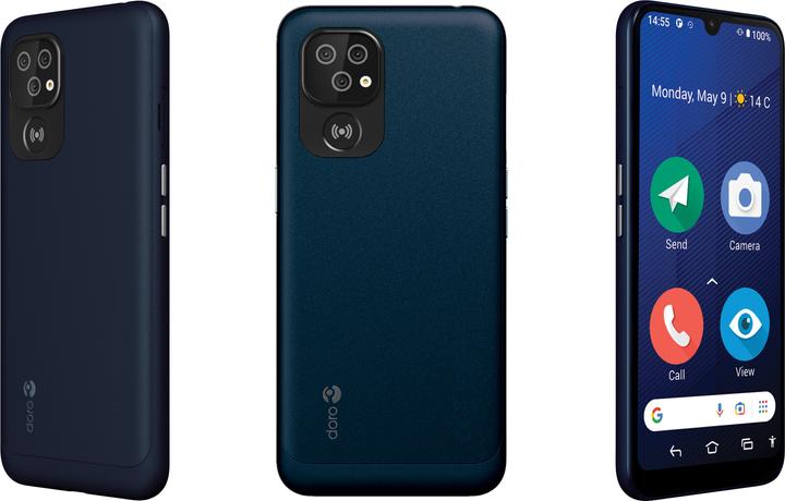 Image du produit Doro 8200 Plus (64 Go, Bleu foncé, 6.10", Double SIM, 16 Mpx, 4G)