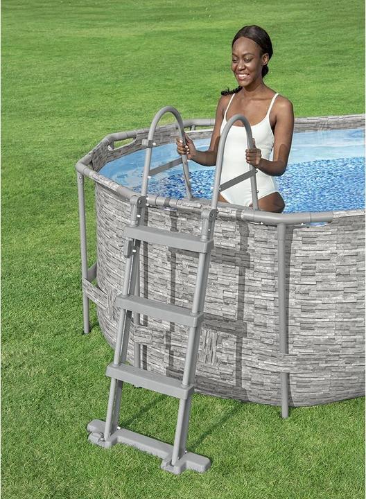 Actual product image Bestway Flip & Lock™ Above Ground Pool Ladder 1.07 m