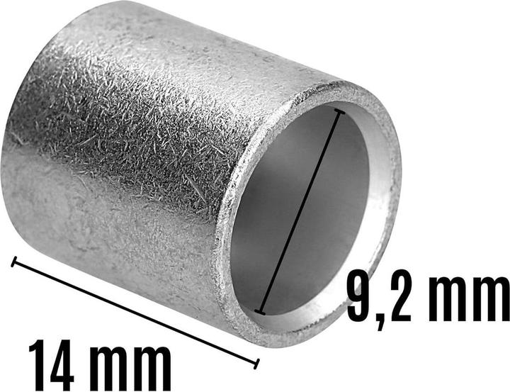 Produktbild Kalitec 10 Stück L7-P Parallelverbinder 35mm² I Verbinder unisoliert I Quetschverbinder blank I Kabe
