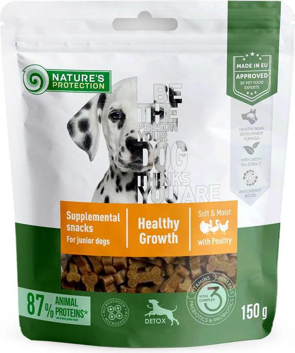 Nature Die Nahrungsergänzungssnacks „Healthy Growth“, 150g (Junior, 150 g)