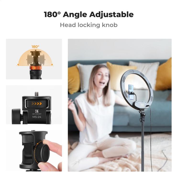 Produktbild K&F Concept MS24 69"/175cm Selfie Stick