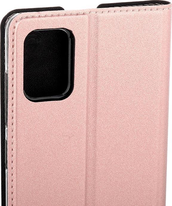 Produktbild Wave BookCase -suojakotelo, Samsung Galaxy A51, ruusukulta (Samsung Galaxy A51)