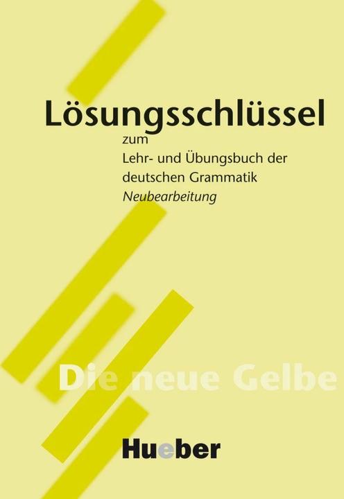 Image du produit Lehr- und Übungsbuch der deutschen Grammatik. Lösungsschlüss (Allemand, Richard Schmitt, 1996)