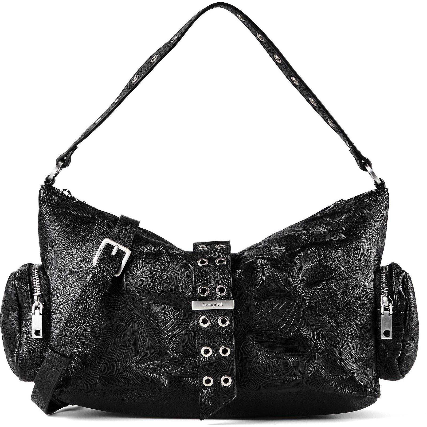 Desigual Donna Nero Donne, Borsetta, Moonstone Banaba Hand Bag,