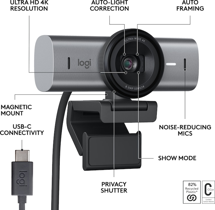 Actual product image Logitech MX Brio 705 (8.50 Mpx)