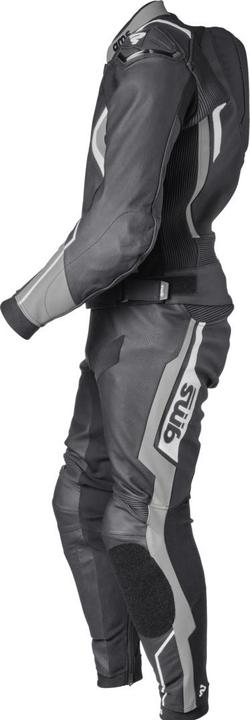 Actual product image GMS Leather jacket GR-1 black-grigio-white 52H (Men, 52)