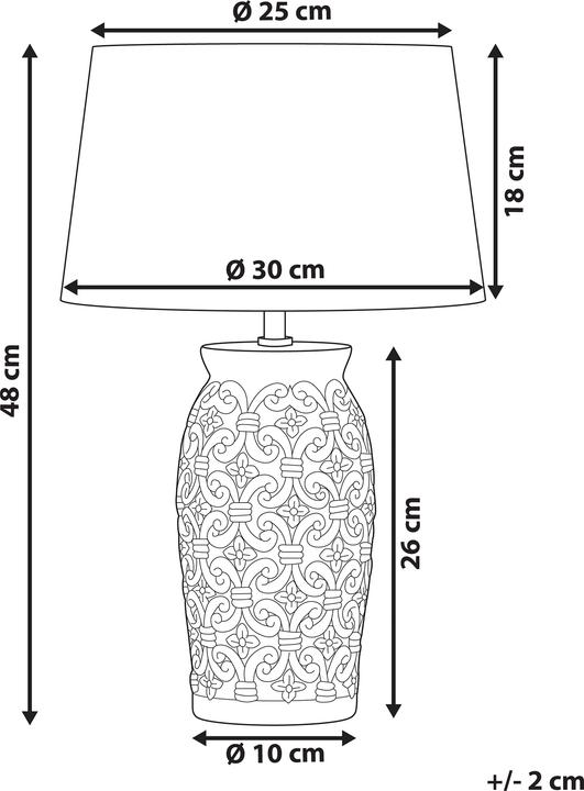 Actual product image Beliani Khoper (E27)