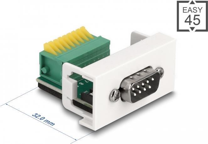 Produktbild Delock Easy 45 Modul D-Sub 9 Pin St zu 10 Pin Term