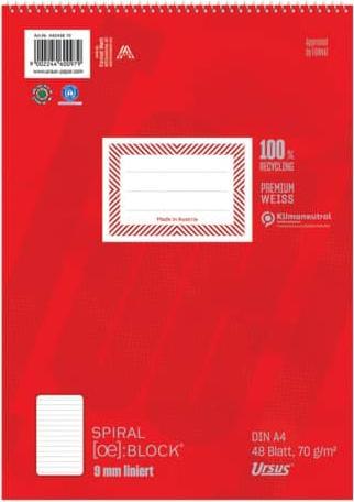 Immagine prodotto Format-x Blocchi a spirale (A4, Righe)