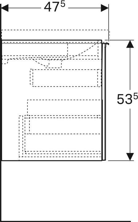 Produktbild Geberit 500.610.16.1 (64 x 47.5 x 53.5 cm)