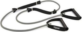 Actual product image Tiguar Elastic band Double Tube (Color: Gray - heavy resistance) (2.15 m)