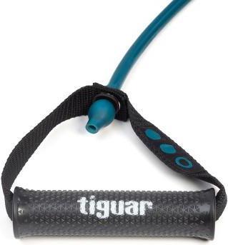 Actual product image Tiguar Elastic band Double Tube (Color: Blue - medium resistance) (Medium)