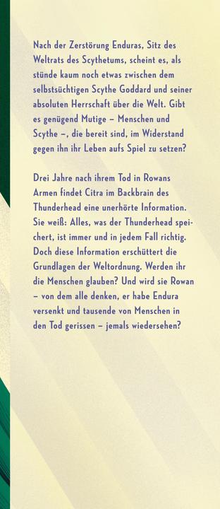 Actual product image Scythe – Das Vermächtnis der Ältesten (German, Pauline Kurbasik, Kristian Lutze, Neal Shusterman, Andreas Helweg, 2019)