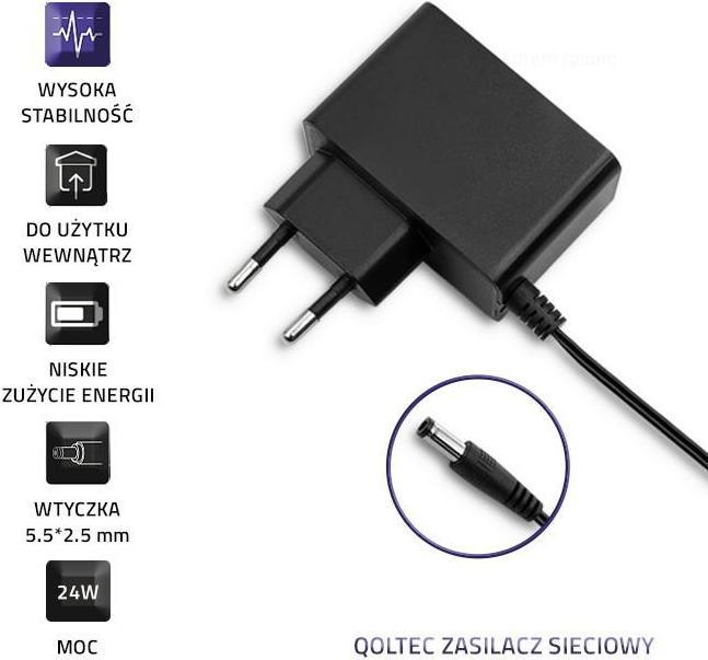 Produktbild Qoltec Plug-in Power Supply (24 W)