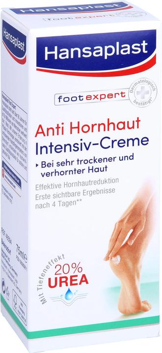 Produktbild Hansaplast Anti Hornhaut Intensiv-Creme, 20% Urea (Fusscrème & Fussgel, 75 ml)
