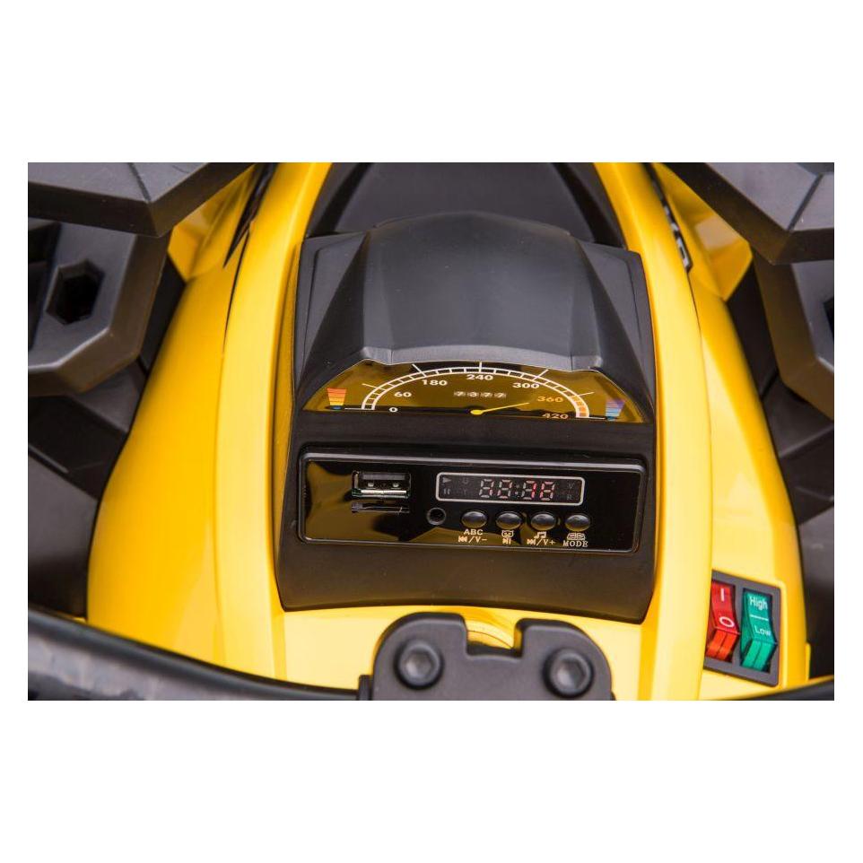 Lean Toys Quad Elettrico Per Bambini QLS-3288, Giallo-image