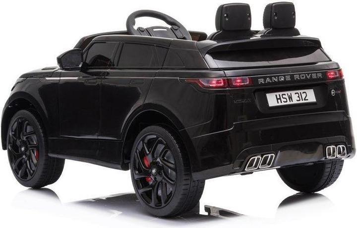 Productafbeelding Lean Toys Range elektrische auto voor kinderen Range Rover zwart gelakt (12 V)