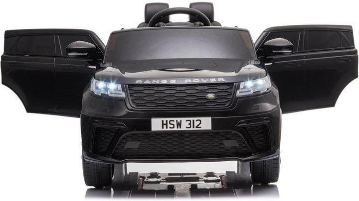 Productafbeelding Lean Toys Range elektrische auto voor kinderen Range Rover zwart gelakt (12 V)