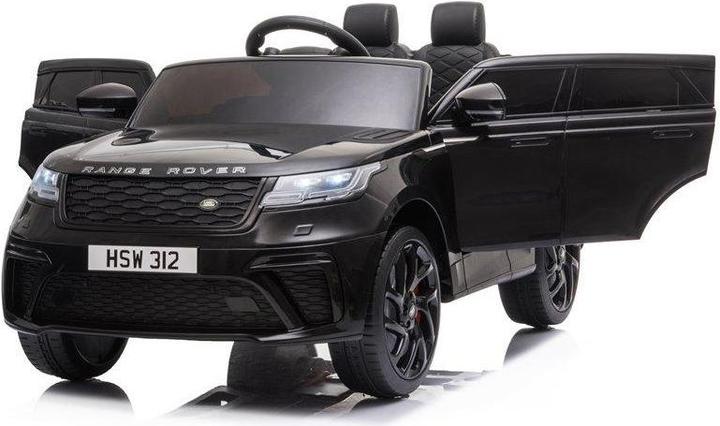 Productafbeelding Lean Toys Range elektrische auto voor kinderen Range Rover zwart gelakt (12 V)