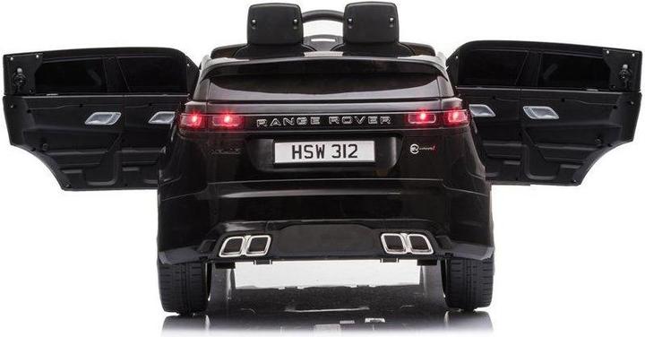 Productafbeelding Lean Toys Range elektrische auto voor kinderen Range Rover zwart gelakt (12 V)