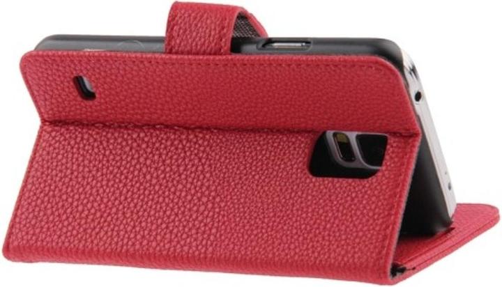 Produktbild König Design Schutzhülle Handytasche (Flip Quer) für Handy Samsung Galaxy S5 / S5 Neo Rot (Samsung Galaxy S5, Samsung Galaxy S5 Neo)