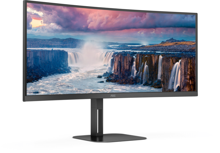 Actual product image AOC CU34V5C/BK (3440 x 1440 pixels, 34")