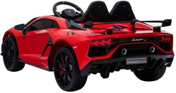 Actual product image Lean Toys Double electric car for children Lamborghini Aventador red