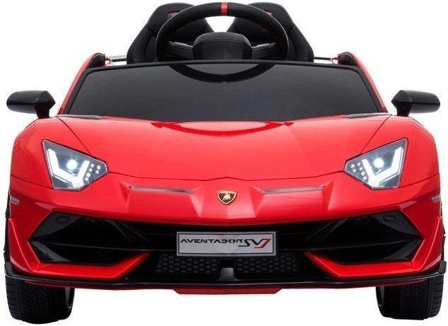 Actual product image Lean Toys Double electric car for children Lamborghini Aventador red