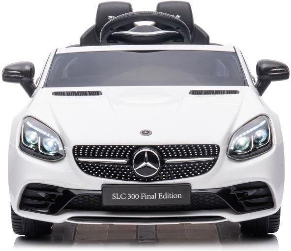 Productafbeelding Lean Toys Tweezits elektrische auto voor kinderen Mercedes SLC 300, wit (6 V)